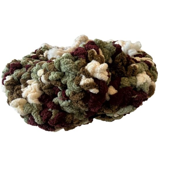 Chunky Knit Shoulder Hobo Bag Crossbody Purse Boho Hippie Cottagecore Mosscore - Picture 12 of 15